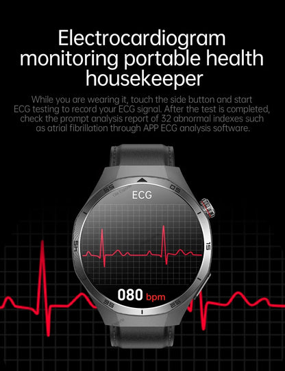 2025 GPS Smartwatch for Men  HD AMOLED Display, Bluetooth Calling, Heart Rate Monitor, GPS Motion Tracking & Waterproof Design