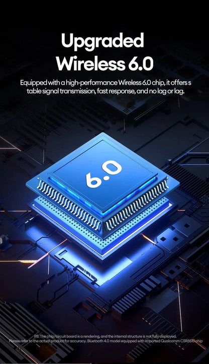 Auscultadores Bluetooth sem fios com ecrã tátil LCD AI – Headset gaming com cancelamento de ruído ANC, graves profundos e microfone HD
