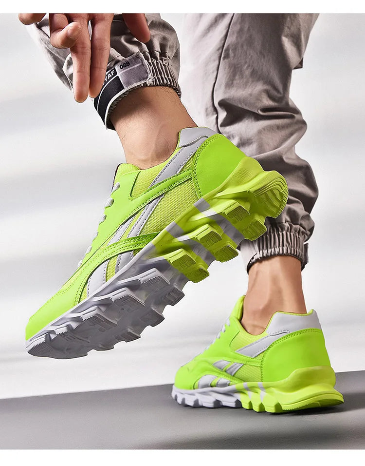 New Men's and Women's Running Shoes Breathable Casual Sneakers Anti-slip Vibration Comfortable Outdoor Sports Walking Shoes 36-48
