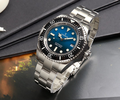 Cronos Automatic Diving Watch Stainless Steel 2000 Meters Water Resistance Professional Diver PT5000 SW200 Miyota9015 90S5 L6027M