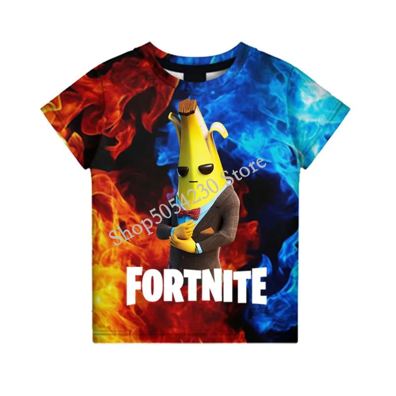 Fortnite Kids Sweatshirt Victory Royale 3D Printed Hoodies for Men, Women, and Children, Game Hooded Streetwear Pullover, Perfect Birthday Gift