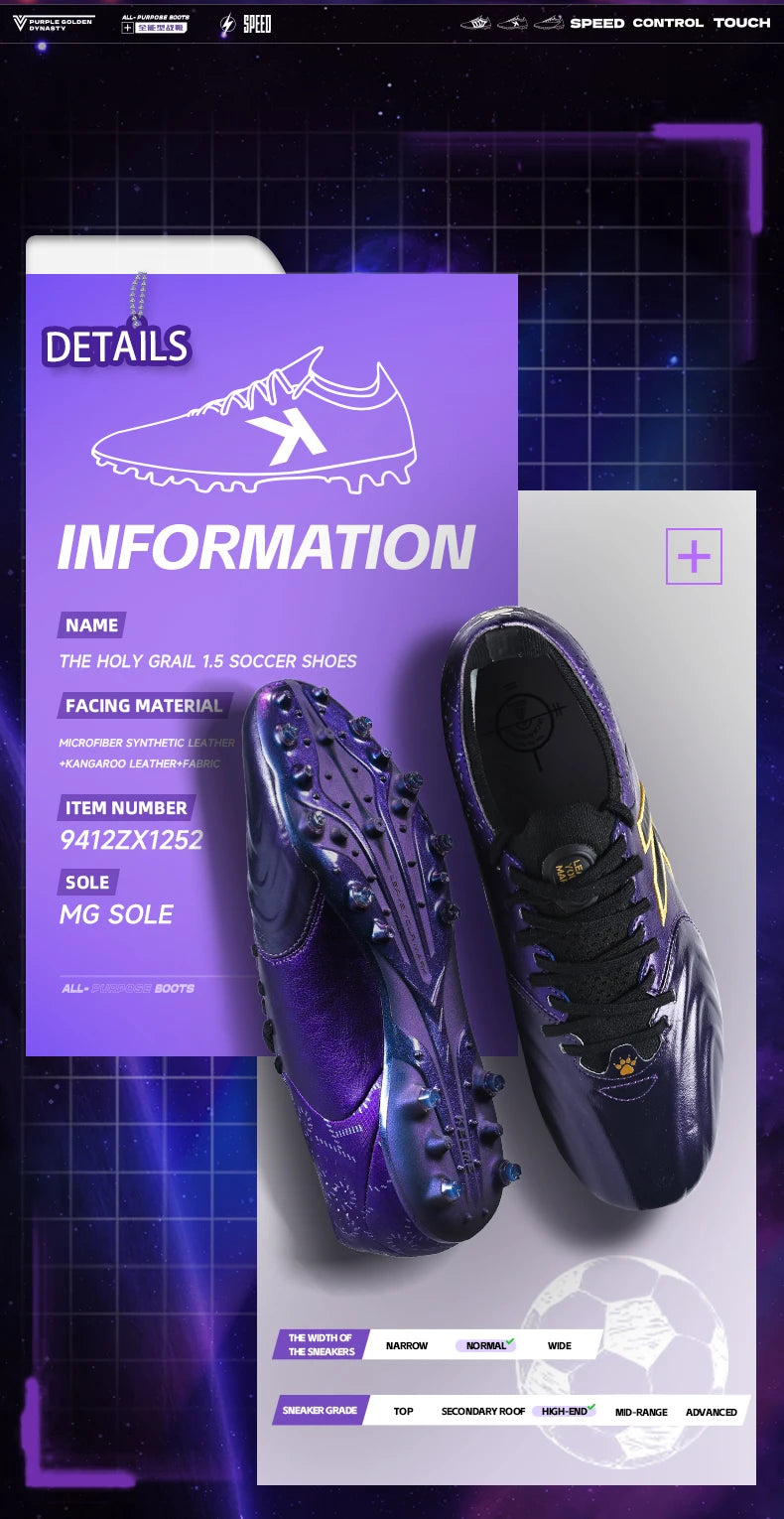 Kelme nogometni čevlji iz kengurujskega usnja Mg – profesionalni športni nogometni čevlji za tekme na prostem s protizdrsno podlago