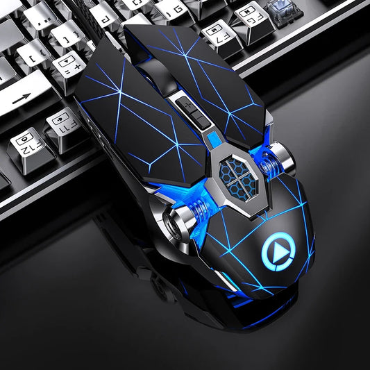 Mouse de gaming profesional nou, 3200dpi, 7 butoane, iluminare din spate, mouse pentru computer cu suport pentru definire macro, mecanic, cu fir, silențios