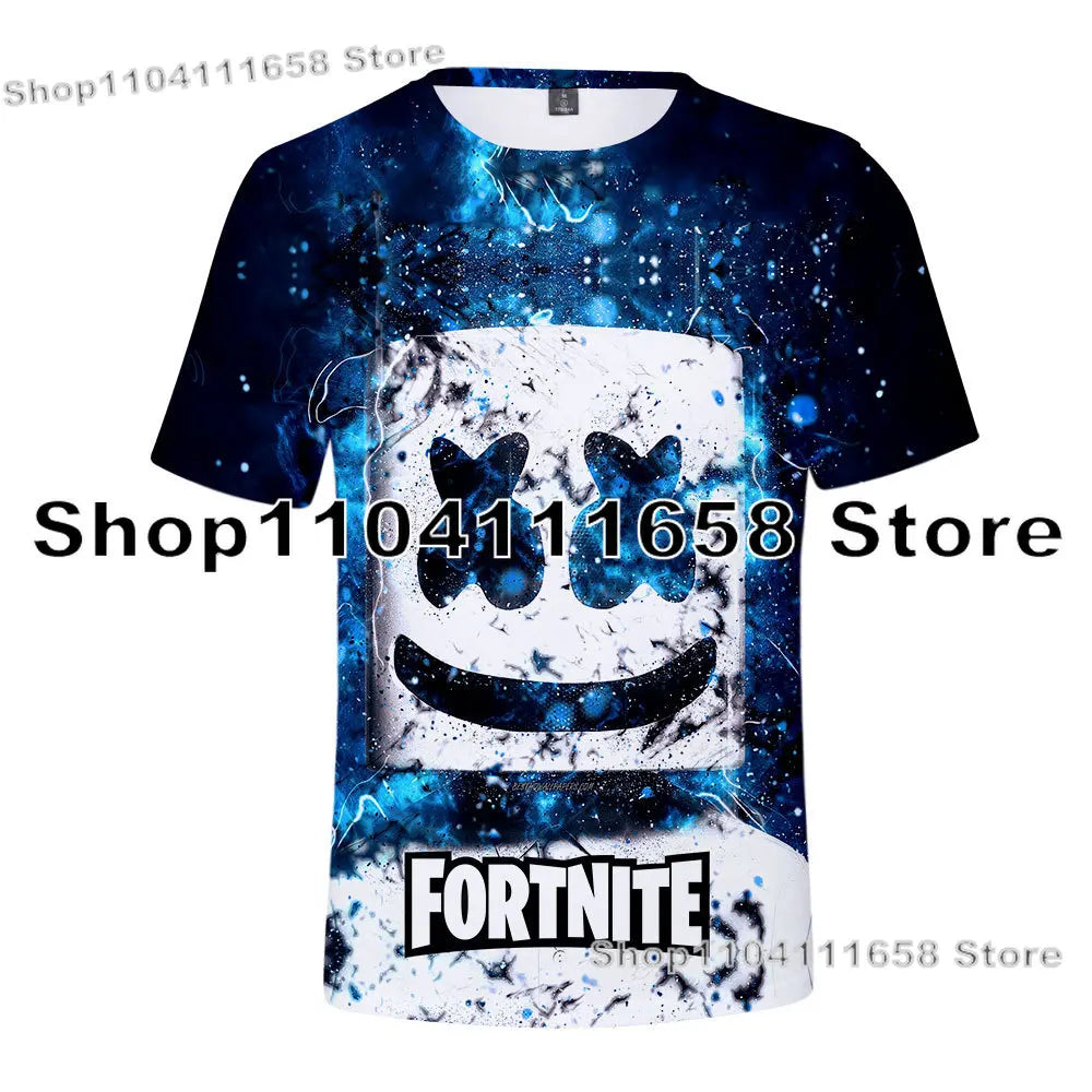 T-shirt Banana Peely da donna, bambini, F-Fortnite, maglietta da uomo con stampa 3D, Battle Royale Game, top estivi, regali di compleanno
