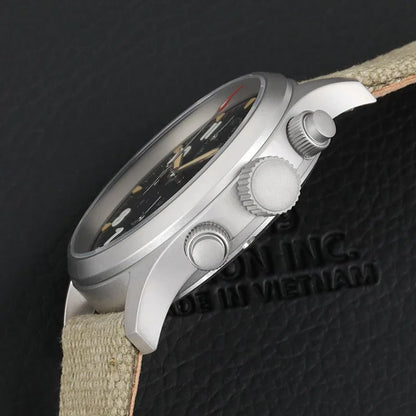 Militado VK61 VK67 Quarz-Chronographenuhr 39mm 316L-Edelstahlgehäuse 3 Zifferblätter wasserdicht 100M Multifunktions-Militäruhr