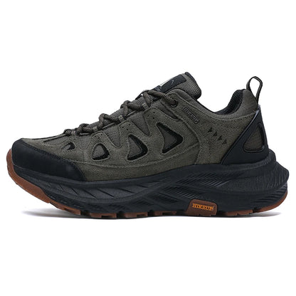 ‌Hikeup Men's Outdoor Hiking Shoes Lightweight Energy Return Trekking Walking Sports Shoes with Strong Grip & Support