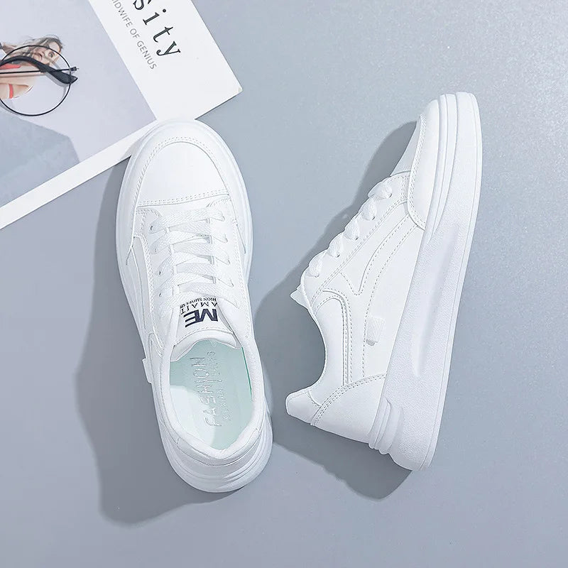Women's Sneakers Fashion 2025 New Trainers Comfortable Casual Lace-Up Sneakers for Women Tenis Feminino