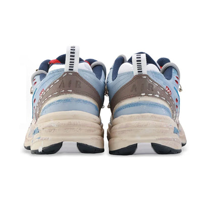 Персонализирани маратонки Nike Air Monarch 4 Drippy Officer Bunny American Retro – изящни, ръчно рисувани, ниски, унисекс маратонки за бягане