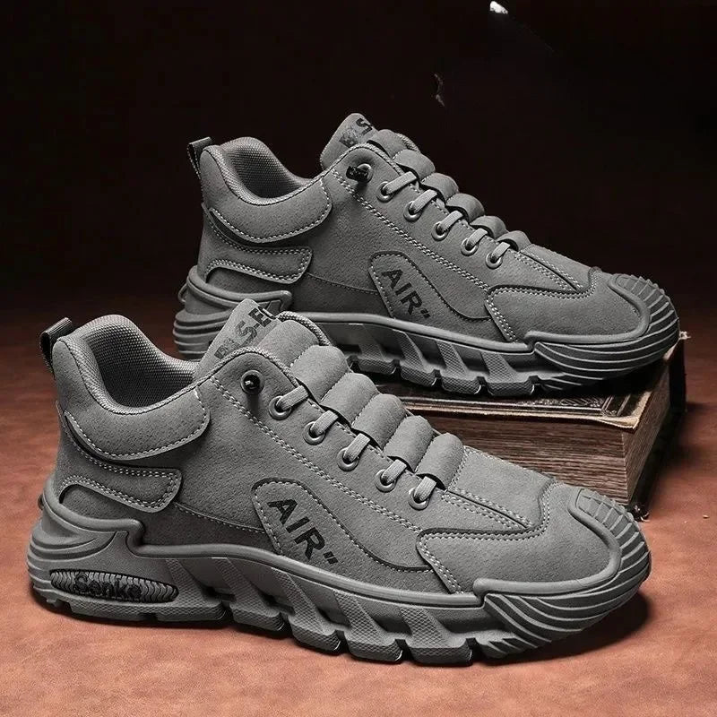 2025 Fall Fashion Men's Casual Shoes Black Simple Breathable Board Shoes Wearable and Comfortable EVA Jogging Shoes