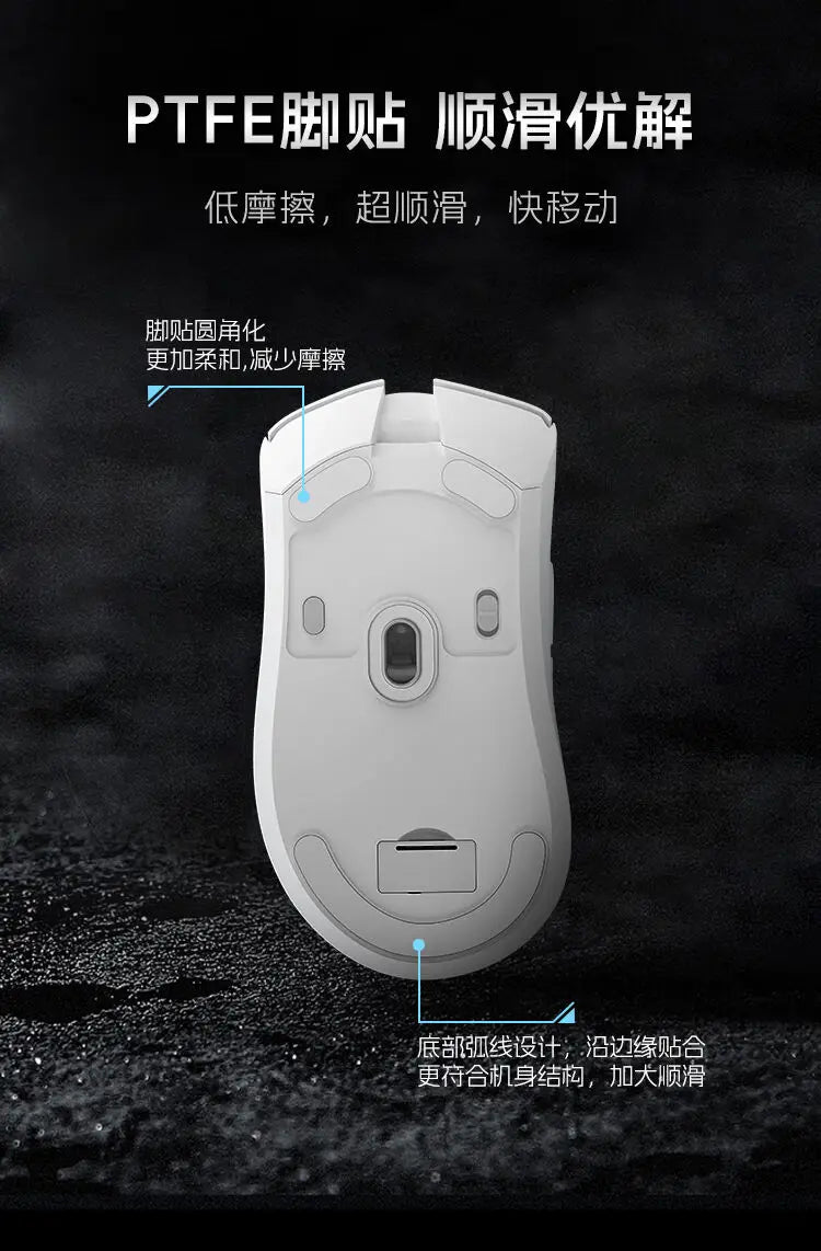 Mouse wireless Metaphyuni Metapanda P1 Pro Max Paw3395L, latență redusă, ușor, pentru e-sports și gaming, ergonomic, cadou pentru gamer PC