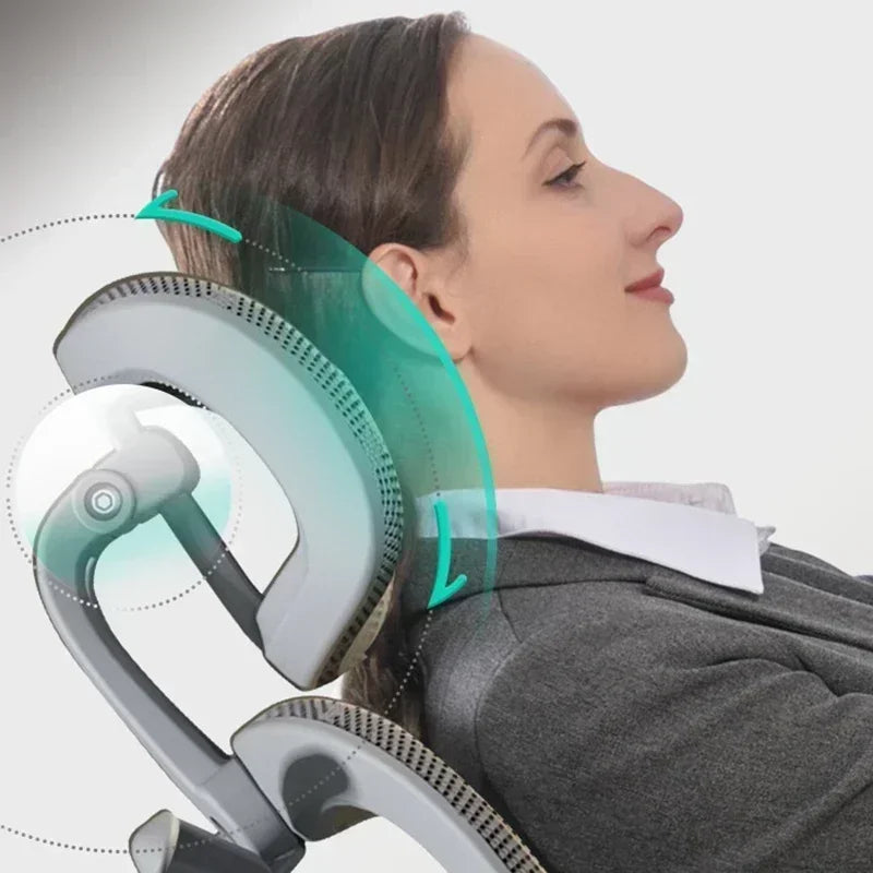 OEING High Back Ergonomic Office Chair with 3D Headrest, Adjustable Lumbar Support, 3D Armrests, Reclining Computer Gaming Chair