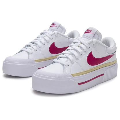 Nike Court Legacy Lift, diseño de suela elevada: antideslizante, amortiguación cómoda, zapatillas clásicas y duraderas DM7590-112