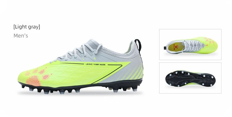 Kelme Soccer Shoes Men's Marauding Mid-Range MG Adult Game Short Spikes Professional Training Human Grass Football Shoes
