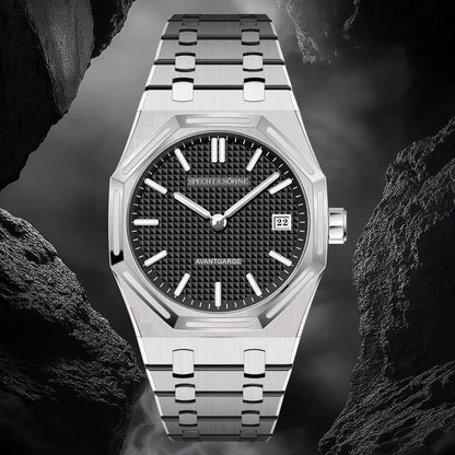 2026 New Specht & Söhne 38mm Quartz Wristwatch For Men Luminous Sapphire Crystal Ultrathin Stainless Steel Watch 50M Waterproof