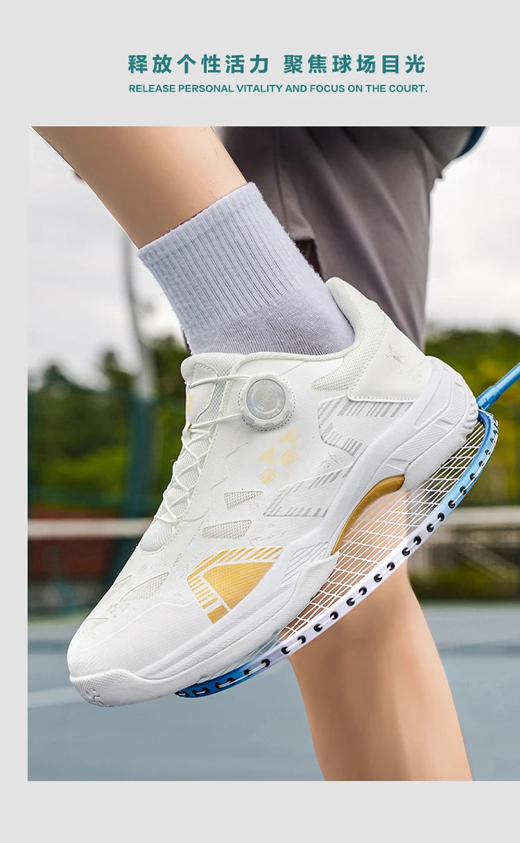 Badmintonski čevlji za moške, športni čevlji za trening, za notranjo in zunanjo uporabo, protizdrsni, odporni na obrabo, iz mrežastega materiala, dihalni, čevlji za namizni tenis