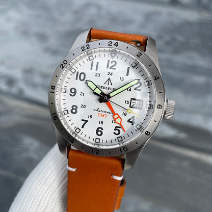 STEELFLIER Official SF792 GMT Mechanische Armbanduhr NH34 Uhrwerk Super BGW9 C3 Leuchtmasse 200M wasserdichte Luxus-Taucheruhr für Herren