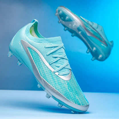 Nouveaux hommes chaussures de Football crampons de Sport adulte respirant antidérapant bottes de Football en plein air longues pointes formation garçons Match confortable