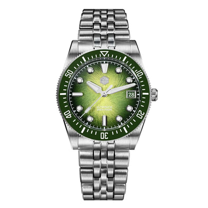 San Martin 37.5mm 40mm Men Diver Watch Miyota 9015 Enamel Dial Luxury Automatic Mechanical Wristwatch Waterproof 200m SN0148