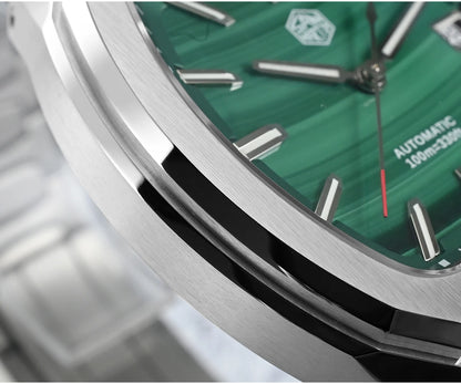 San Martin 39.5mm Tonneau Luxury Men Watch Mineral Dial Casual Sports PT5000 SW200 Automatic Mechanical Sapphire Luminous SN0145
