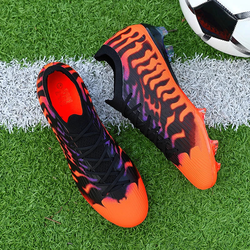 Chaussures de football professionnelles pour hommes, chaussures de football de société, crampons, chaussures de football d'intérieur et d'extérieur, chaussures d'entraînement originales, baskets rapides