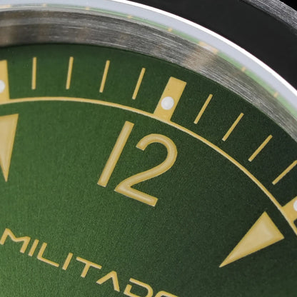 Militado ML08 Quartz Watch VH31/Ronda 515 Quartz Movement Vintage Watch Double Domed Sapphire Crystal BGW9 Luminous Men's Watch