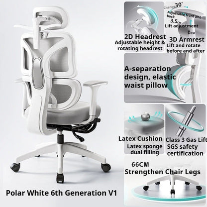 Comfortable Ergonomic Study Chair Waist Home Computer Relaxing Chair Office Chair High Back Ergonomic Chairs Office Furniture