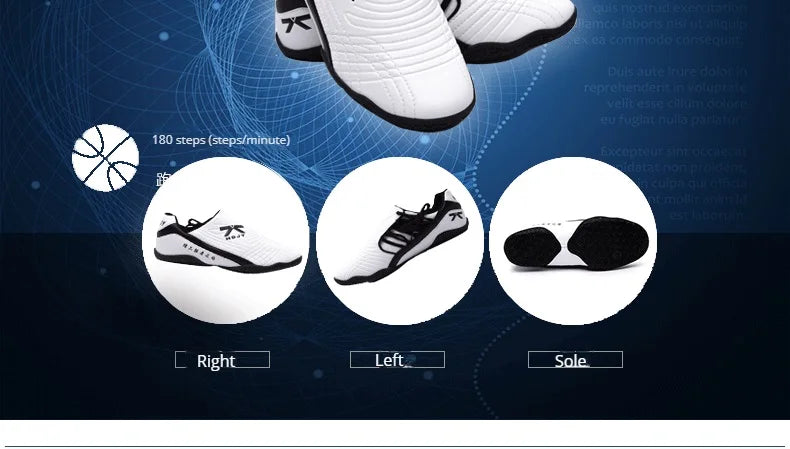 Firmway Professional Taekwondo čevlji za unisex z mehko podplatjo za otroke, kung fu, udobni čevlji za moške in ženske, tai chi in karate, beli športni čevlji