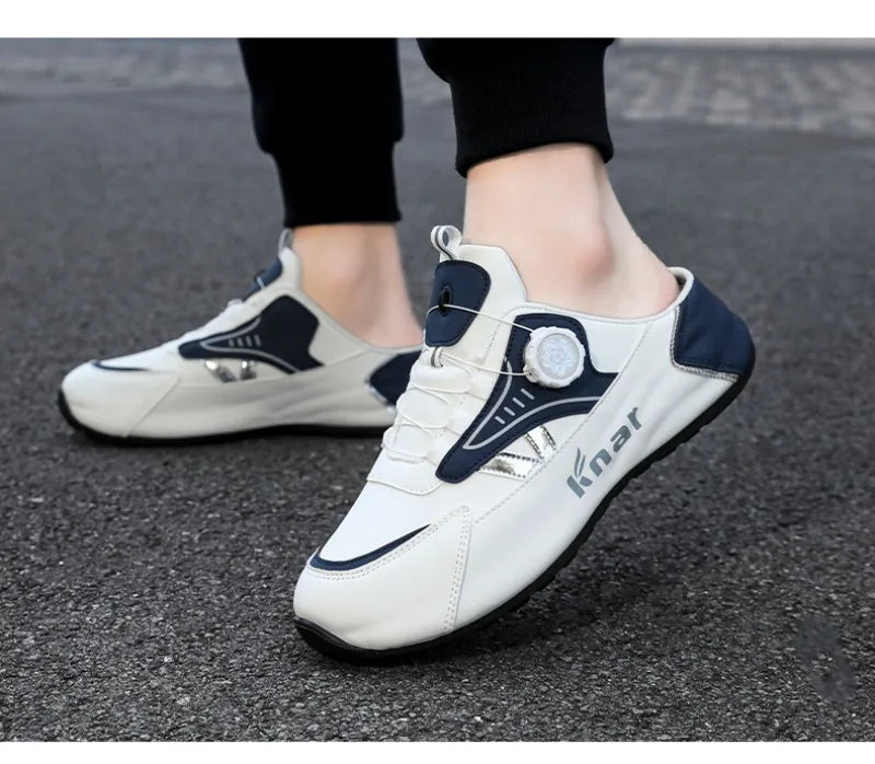 Platform-sneakers med åndbart, trendy mesh til sommeren, nye sports- og fritidssko til mænd i store størrelser 39-48