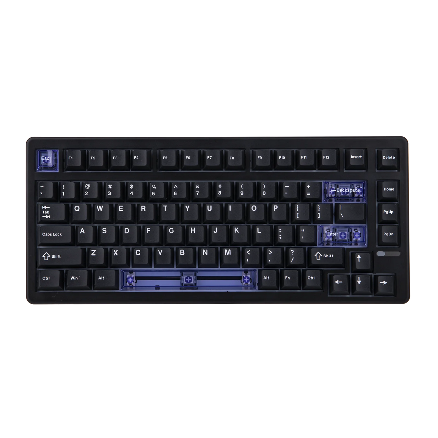 EPOMAKER HE80 75% US-QWERTY-Layout Hot-Swap Creamy Gasket kabelgebundene magnetische mechanische Tastatur mit Hall-Effekt, DKS SOCD für PC/Mac