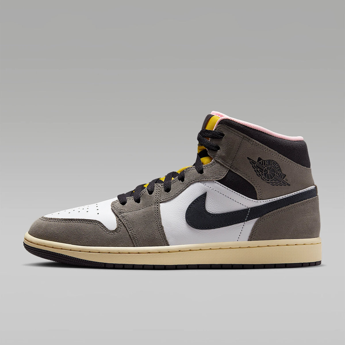 Nike genuine JORDAN men's mid top cushioned classic lightweight sports shoes HQ2011-100