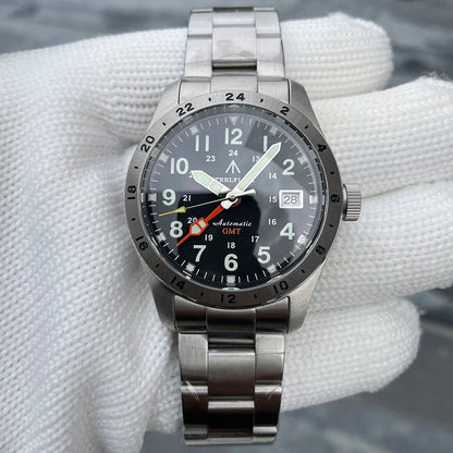 STEELFLIER Official SF792 GMT Mechanische Armbanduhr NH34 Uhrwerk Super BGW9 C3 Leuchtmasse 200M wasserdichte Luxus-Taucheruhr für Herren