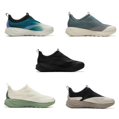 Li-Ning Men's SOFT GO 2 Walking Shoes COMFOAM Slip-On Soft Thick Heel Li-Ning Comfortable Wearable Sports Casual Shoes AGLV005