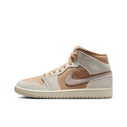Nike Air Jordan 1 Mid unisex košarkarski copati, klasičen dizajn, protizdrsni in trpežni, izjemna zmogljivost BQ6472-009