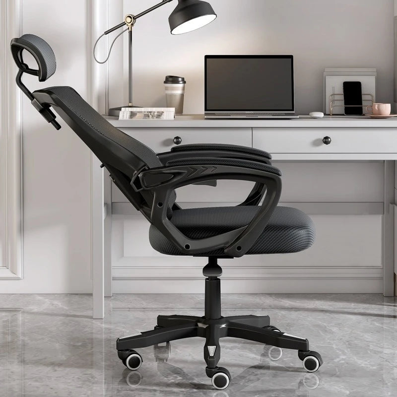 Chaise d'étude, chaise de bureau confortable pour la maison, chaise d'étudiant, chaise ergonomique avec dossier