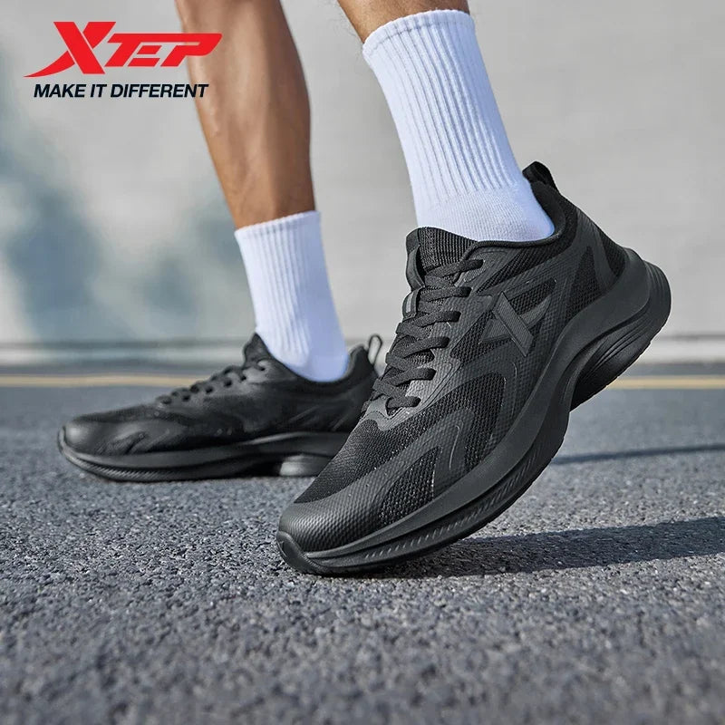 XTEP Running Shoes Men's 2025 Summer Mesh Breathable Comfortable Wear-Resistant Sports Shoes, Commuting Casual Shoes 875319110025
