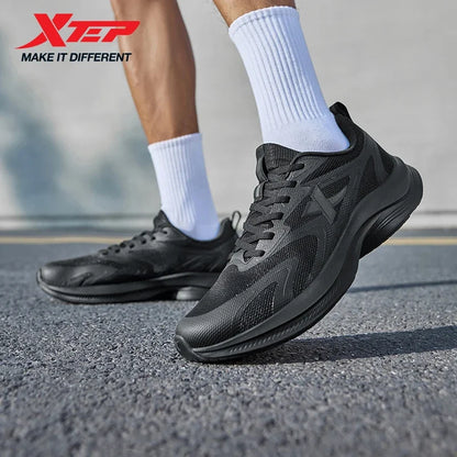 XTEP Running Shoes Men's 2025 Summer Mesh Breathable Comfortable Wear-Resistant Sports Shoes, Commuting Casual Shoes 875319110025