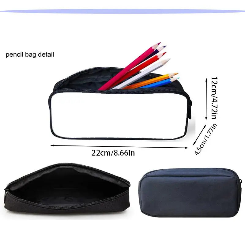 Hot Game Child Backpacks Lunch Bag Pencil Case Pupil Large Capacity School Bags Design-F-FortniteS For Boy Girl Best Gift