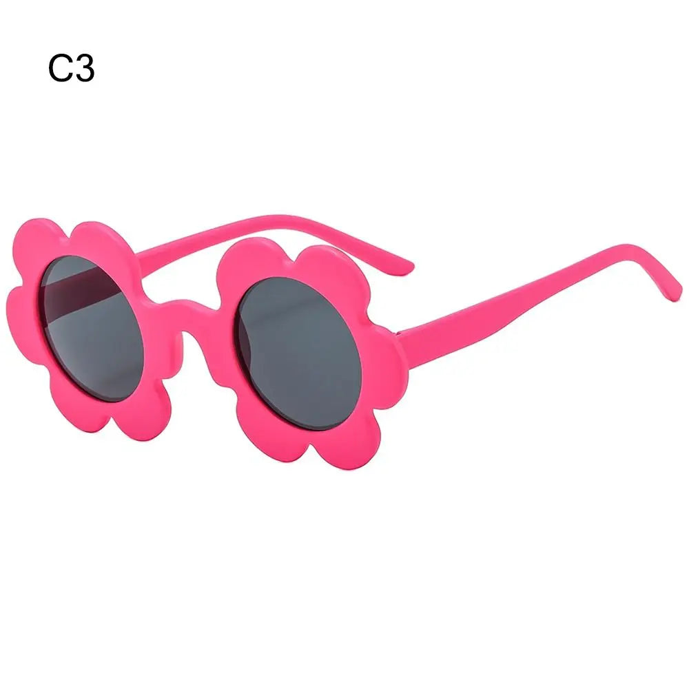 New Trendy Sunflower Sunglasses for Women Retro Round Flower Sun Glasses Fun Novel Disco/Festival/Party Shades for Adults