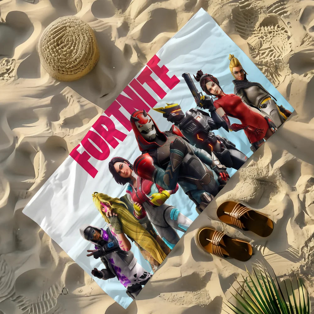 Strandtuch Badetuch schnelltrocknend leicht tragbar F-FORTNITES-ES Sauna Camping Schwimmen Game Pool Reise