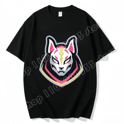 Fortnite Crew Neck T-Shirt Unisex Adult Game Dance Fashion New Pure Cotton Short Sleeve Tops Perfect for Casual Wear Vacations