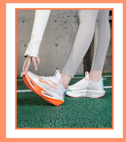 Men's Carbon Board Running Shoes Marathon Long-Distance Running Sports Shoes Support Stable Casual Women's Breathable Running Shoes