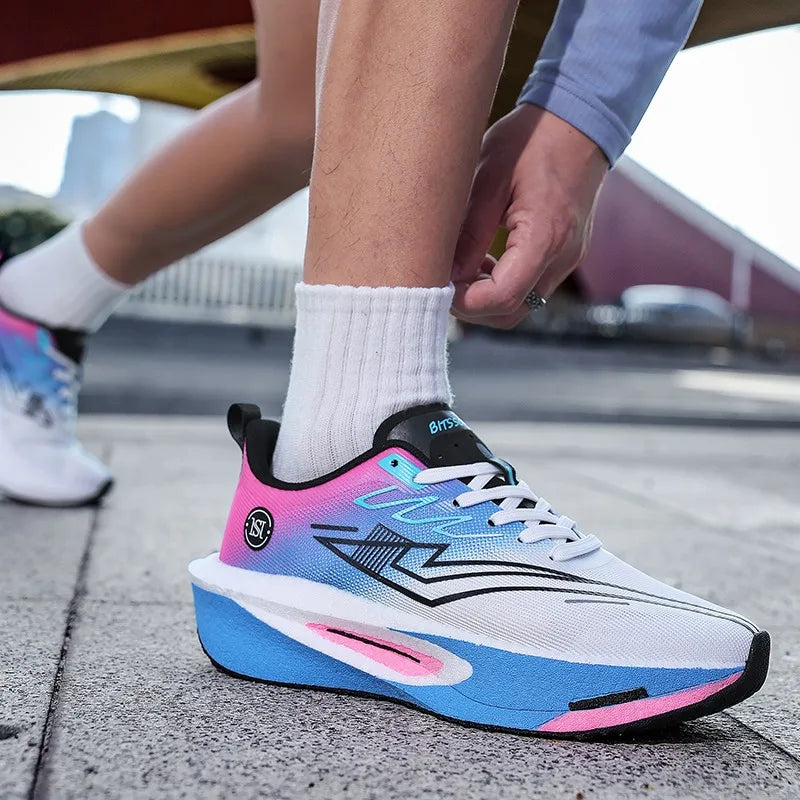 Scarpe da running da uomo di alta qualità, professionali per l’allenamento, leggere, resistenti all’usura, sportive, basse e casual