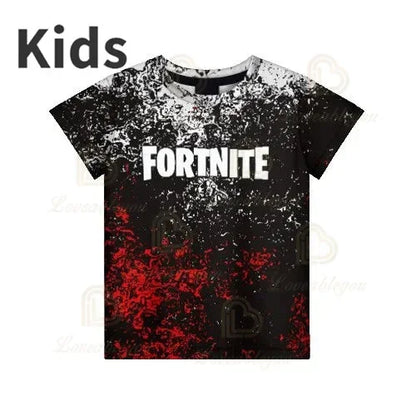 Red Jade Fortnite Anime Battle Royale 3D T-Shirt for Men Women Kids - Pelly T-Shirt Birthday Gift for Girls and Boys