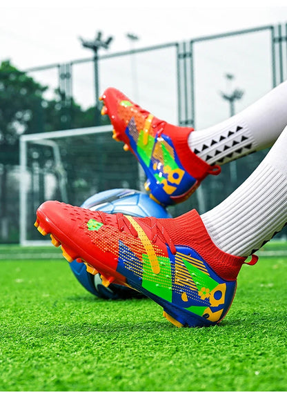 Nouvelles chaussures de football professionnelles pour hommes, crampons de football de société, chaussures de football d'intérieur, bottes d'entraînement originales, chuteira de terrain rapide