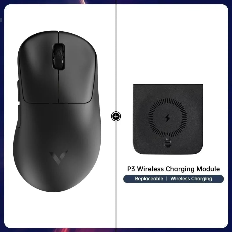 Rapoo VT3S /VT3S MAX GEN-2 kabellose Gaming-Maus, echte 8K-Wireless-Polling-Rate, 49g ultraleicht, bis zu 750Hr Akkulaufzeit
