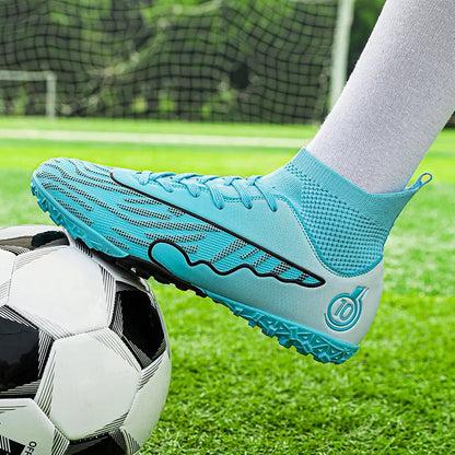 Chaussures de football professionnelles pour hommes, crampons durables pour terrain en herbe extérieur