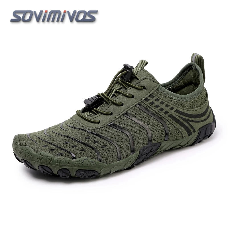 Men's Trail Running Shoes, Lightweight Athletic Zero Drop Barefoot Shoes Non Slip Outdoor Walking Minimalist Shoes for Women