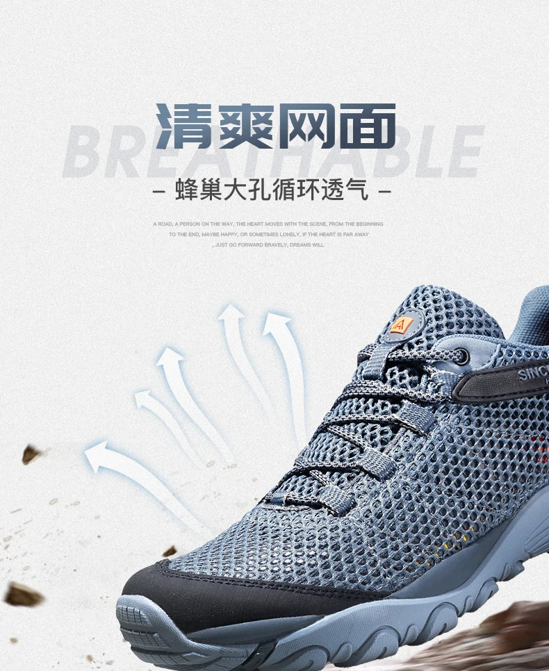 HUMTTO Scarpe da trekking da uomo traspiranti per sport all'aria aperta, scarpe da arrampicata, scarpe da caccia da donna, scarpe da trekking, sneakers, stivaletti, scarpe tattiche