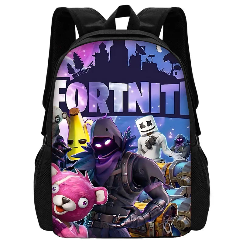 New Hot Game Fortnite Kids Backpacks Boys and Girls Student Birthday Gift Child School Bags Unisex Camping Durable Rucksack
