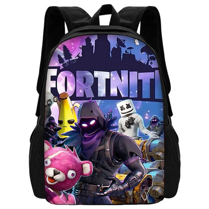 New Hot Game Fortnite Kids Backpacks Boys and Girls Student Birthday Gift Child School Bags Unisex Camping Durable Rucksack